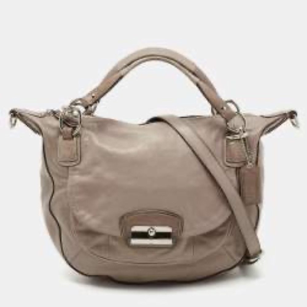 COACH Authentic Kristin Beige hobo